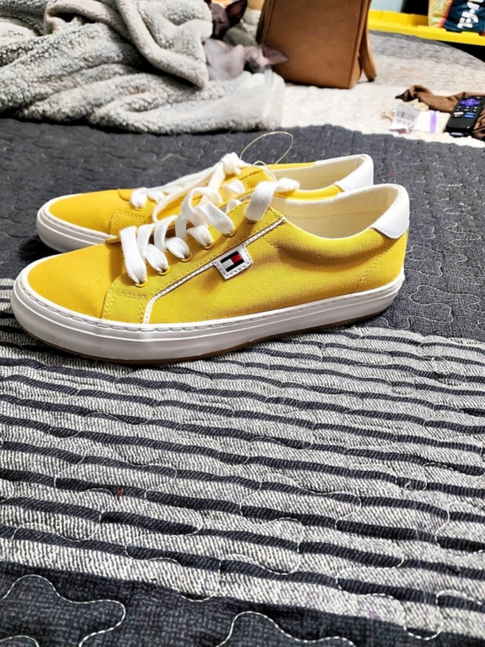 Tommy Hilfiger Palmi 2 Yellow & White Sneakers